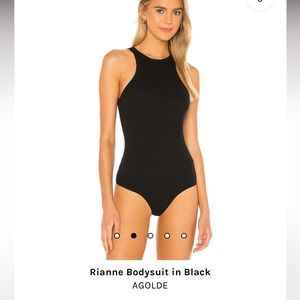 AGOLDE Rianne Bodysuit in Black